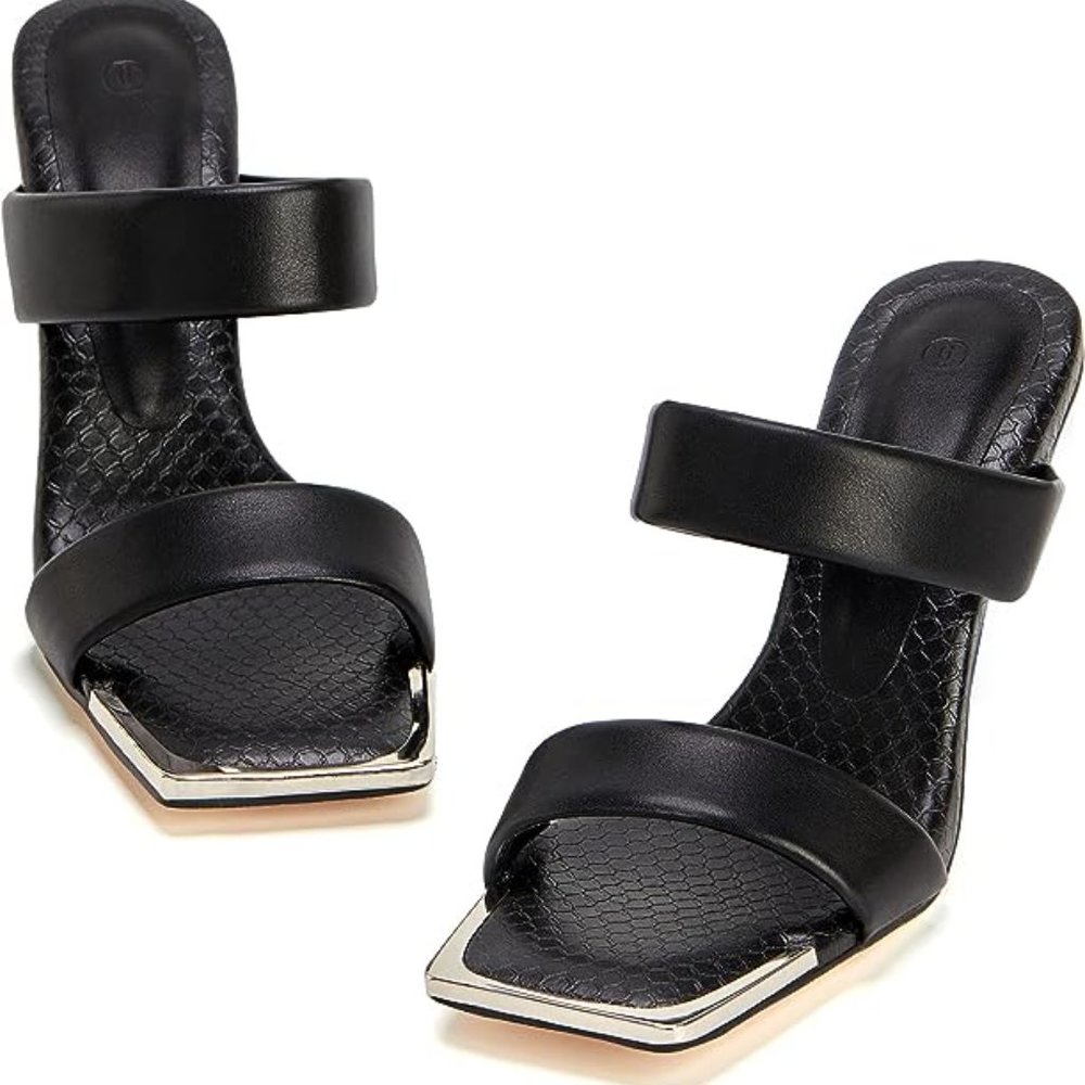 Open Toe Block Heel